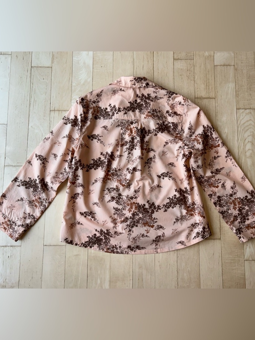 Haven Well Within Organic Cotton Poplin Pajamas Painted Rose Print Size Small - Picture 8 of 16